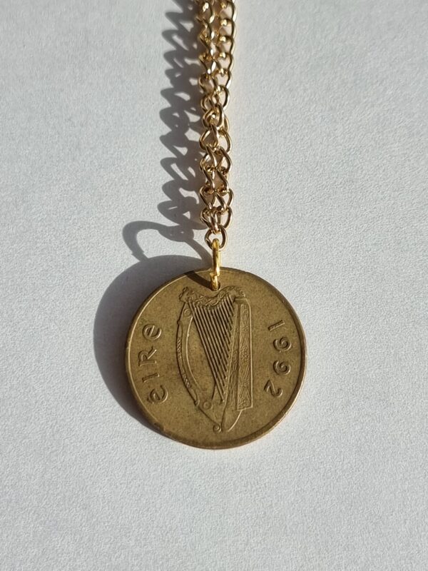 Irish Coin Necklace Horse
